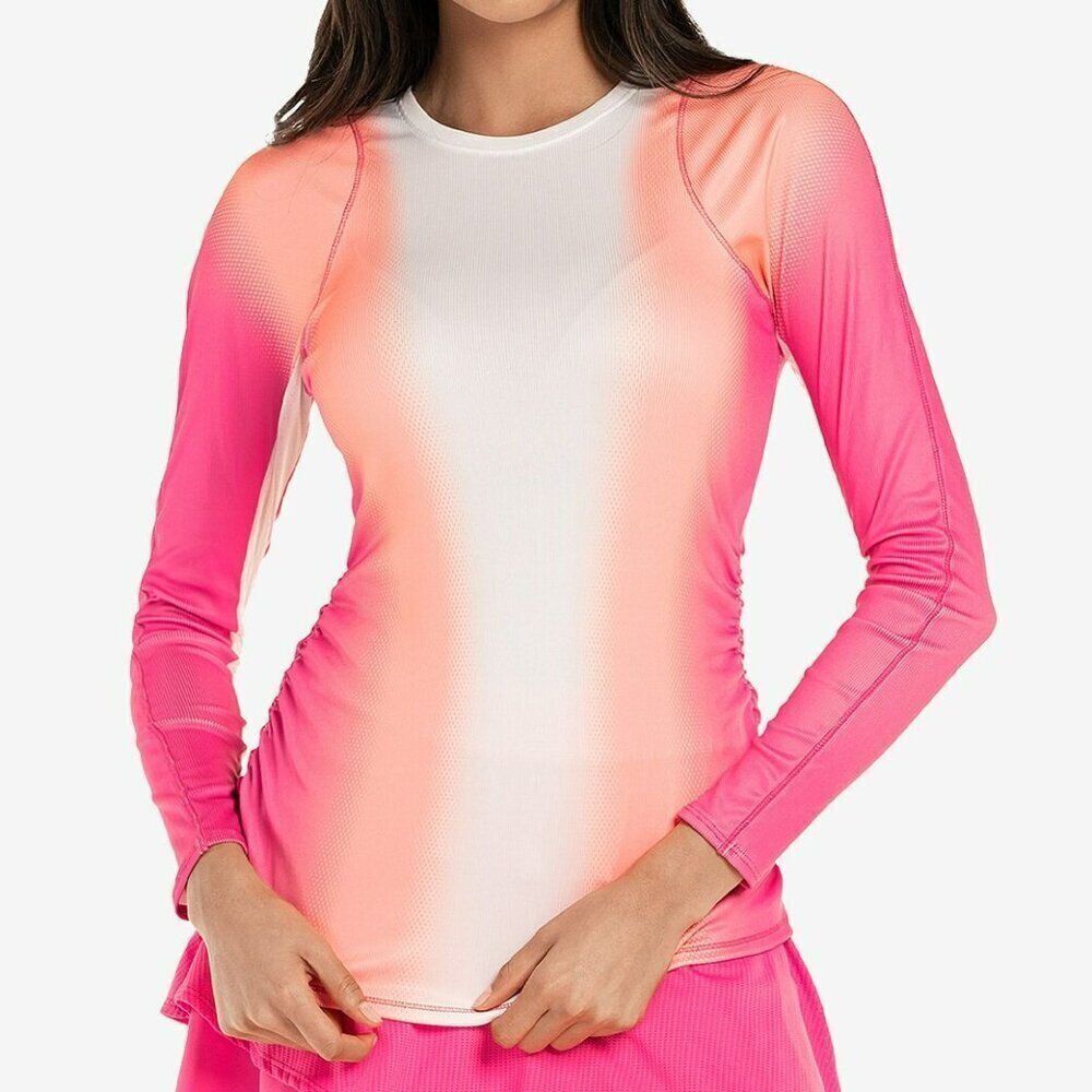 Lucky In Love Summer Glow Longsleeve Top Pinkberry XS NWT
